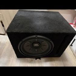 JBL Subwoofer with box and Amp