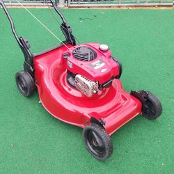 self propelled gas lawn mower works good $220 firm