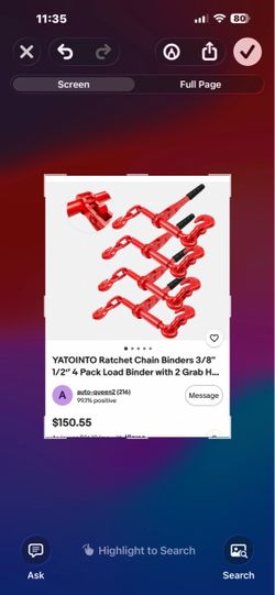 YATOINTO ratchet chain bin