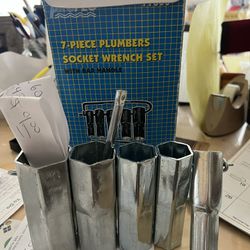 7 Piece Plumbers’ Socket Wrench Set