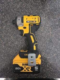 Dewalt impact with 5ah battery