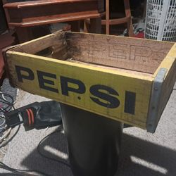 Vintage Wood Pepsi Crate