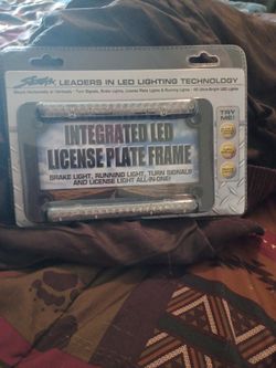 LED. License Plate Frame (Motorcycle)