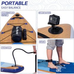 Inflatable Stand Up Paddle Board 11'x34x6 With Accessories