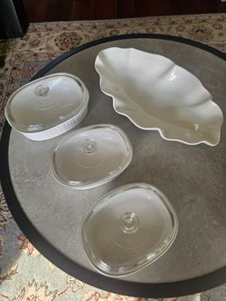 7 pieces serving dishes.