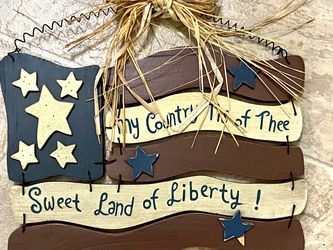 Americana Home Decor Sign
