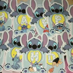 Stitch And Angel birthday Party Decorations /Party Supply