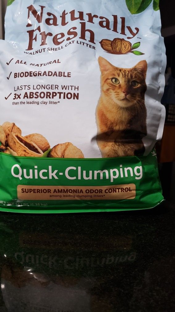 Cat Litter - Natural - Granulado De Nueces Para Caja De Defecar De Gatos