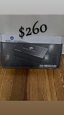 Nemesis 2500XD 4 channel car amplifiers NEW