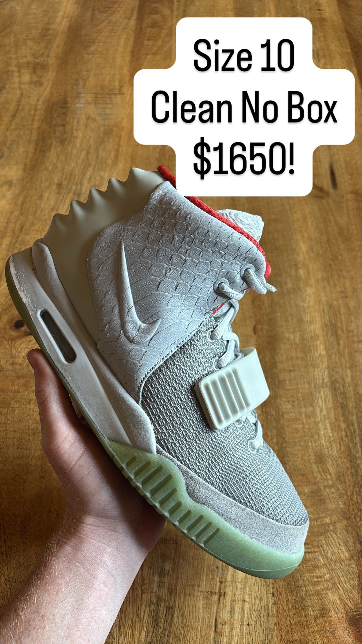 Nike Air Yeezy Pure Platinum
