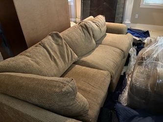 Huge down feather sectional sofa