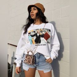 Clueless  Cher “Shopping is my cardio” Graphic Sweatshirt For Sale !!!