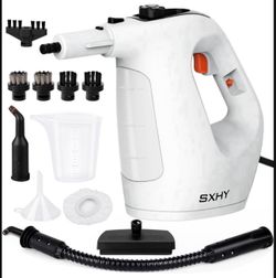 Steam Cleaner, Handheld Steamer for Cleaning, Multipurpose Pressurized Steam Cleaners for Home Use with Continuous Steam Lock, Unlimited Use Time and 