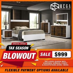 Queen Bedroom Set 5 Pc 