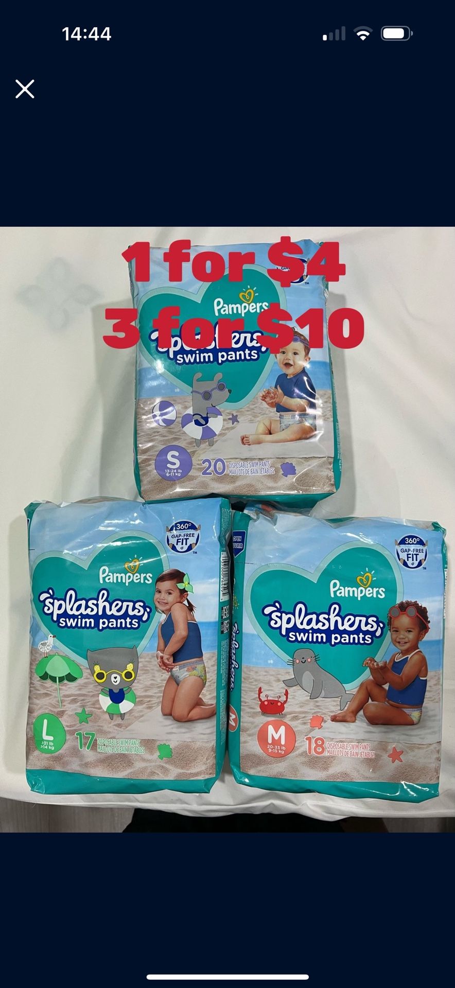 pampers swim pants
