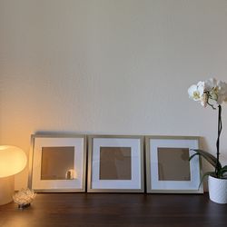 3 Matching Gold Frames