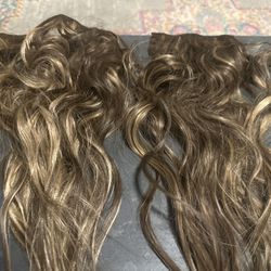 Blend Clip In Hair Extensions New! High Quality With Storage Bag! 