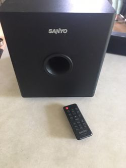 Sanyo 2.1 ch soundbar with subwoofer 2025