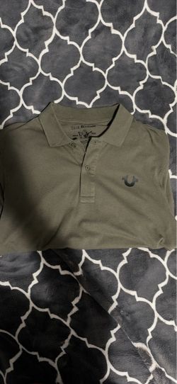 True Religion Polo Shirt Olive Green