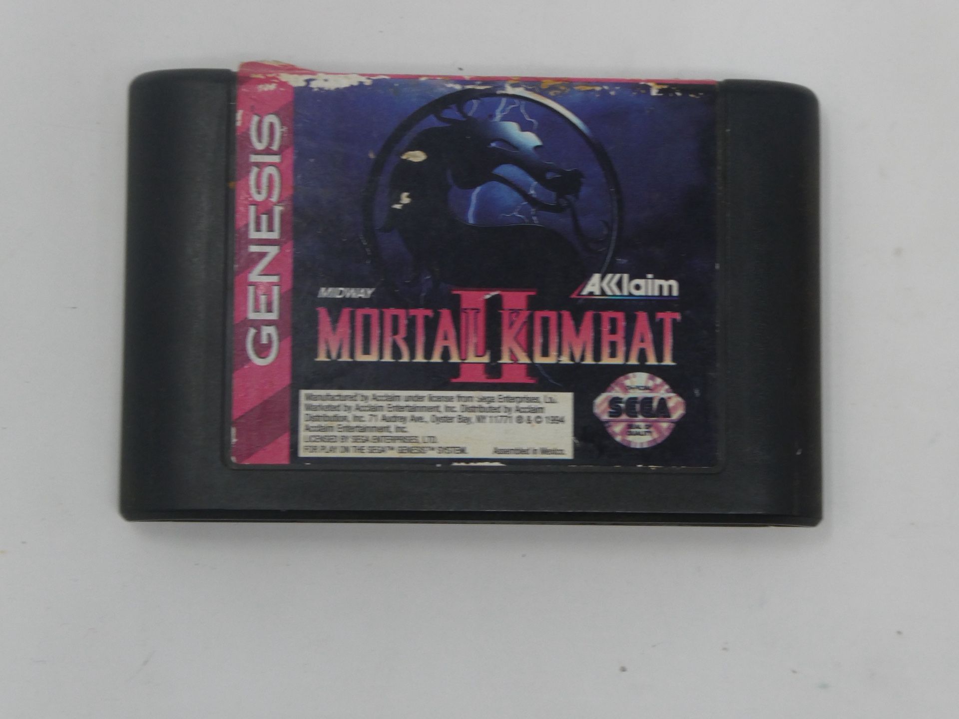 Mortal Kombat II (Sega Genesis) Cartridge Only