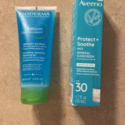 Bioderma And Aveeno Sunscreen 