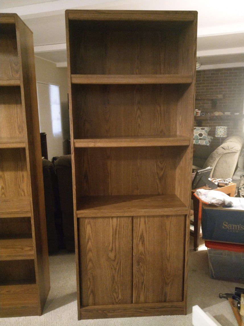 Book Shelf w/ Cabinets