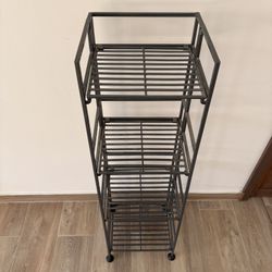 Steel 4-Shelf Storage Rack – 45” Tall