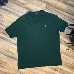 Green Polo Men Shirt 
