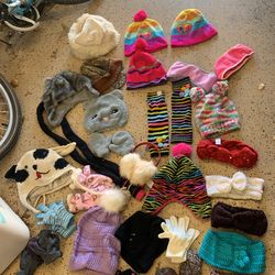 Girls Hats and Gloves All