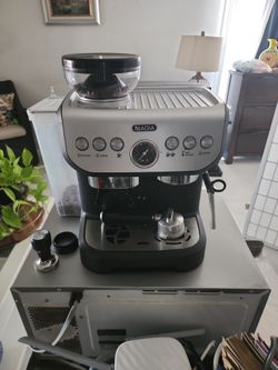 Espresso Machine, Manual With Grinder