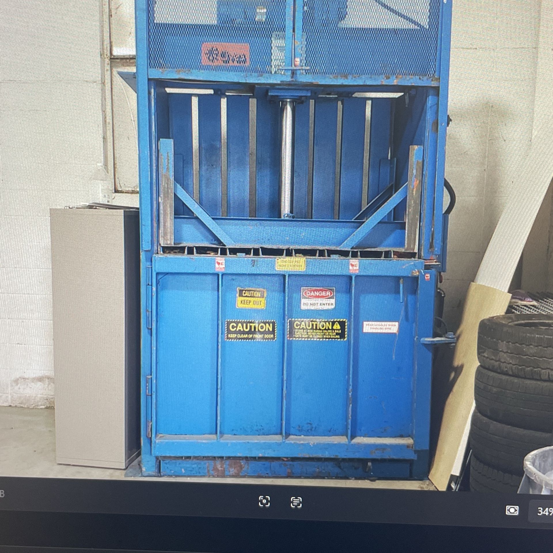 Free Cardboard/padding Baler