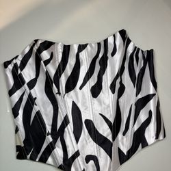 zebra corset L
