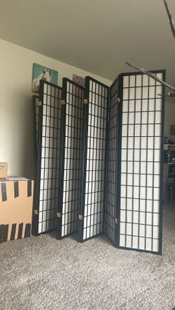 8 panel room divider