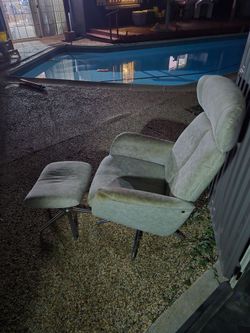 Modern Chair and foot rest