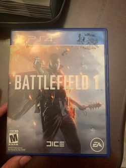 PS4 game!! Battlefield 1! I