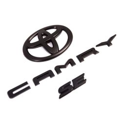 2018-2021 Toyota Camry SE Rear Emblem Overlay Matte Black 