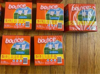 5 Bounce dryer sheets 330ct