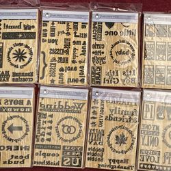 Foam Stamps - Lot Of 8 New Packages 