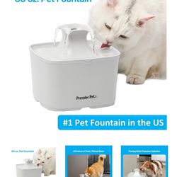 Premier Pet 60-oz Pet Fountain with 4 Extra Filters
