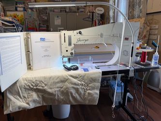 APQS George Sit Down Quilting Machine & Koala sewing chair