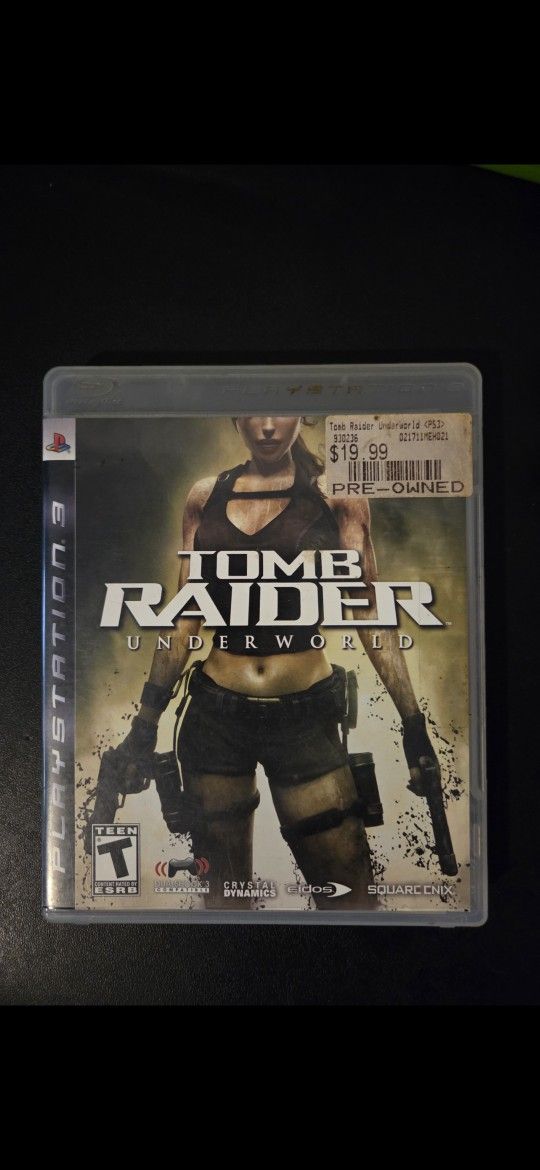 PS3 Game- TOMB RAIDER- UNDERWORLD