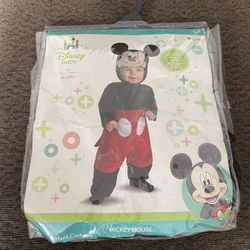 Infant Size Mickey Mouse Costume Size 6-12M