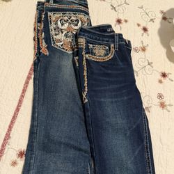 Beaded Pocket Jeans 