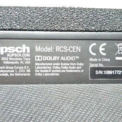 Klipsch Small Center Speaker RCS CEN