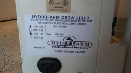 Hydrofarm Grow Light boxes
