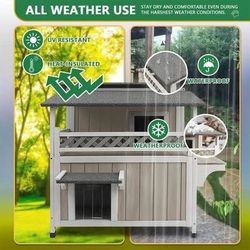 New 2 Story Cat House
