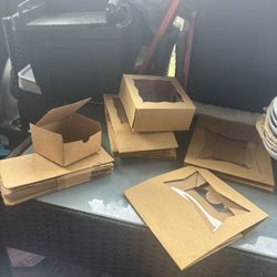 Dessert Boxes With Windows 