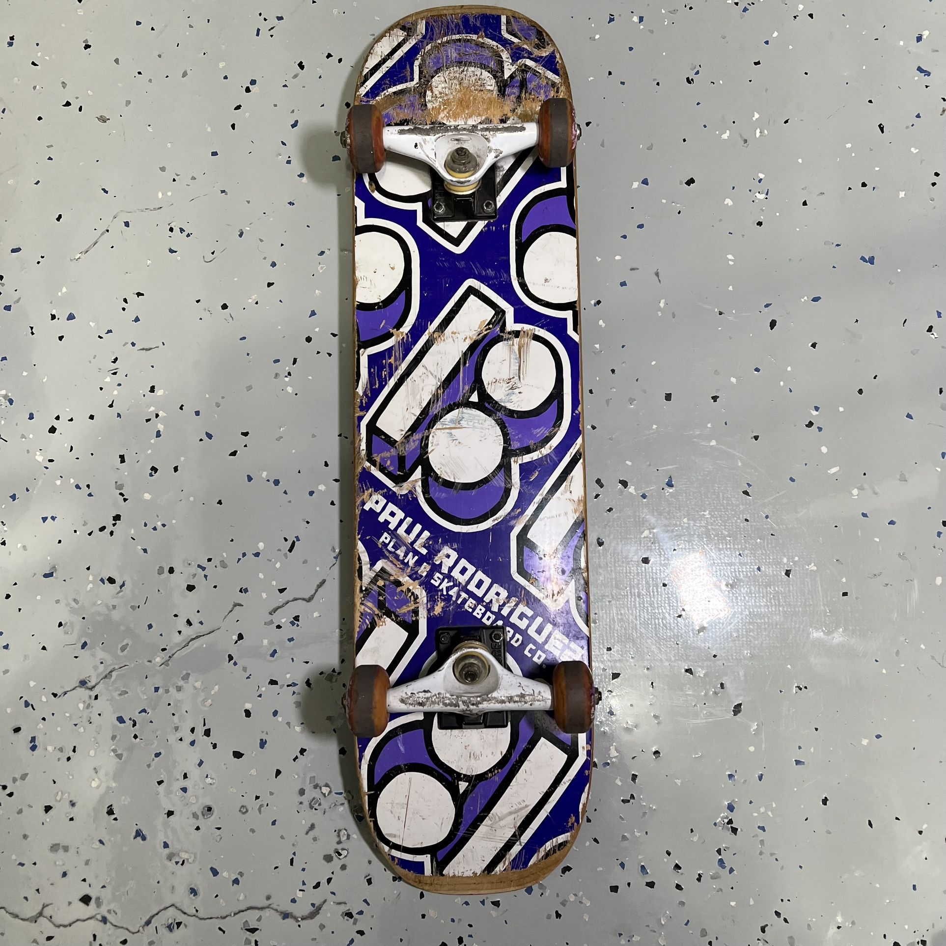 Plan B Skateboards Paul Rodriguez Skateboard Deck 7.5" PJ Ladd Trucks