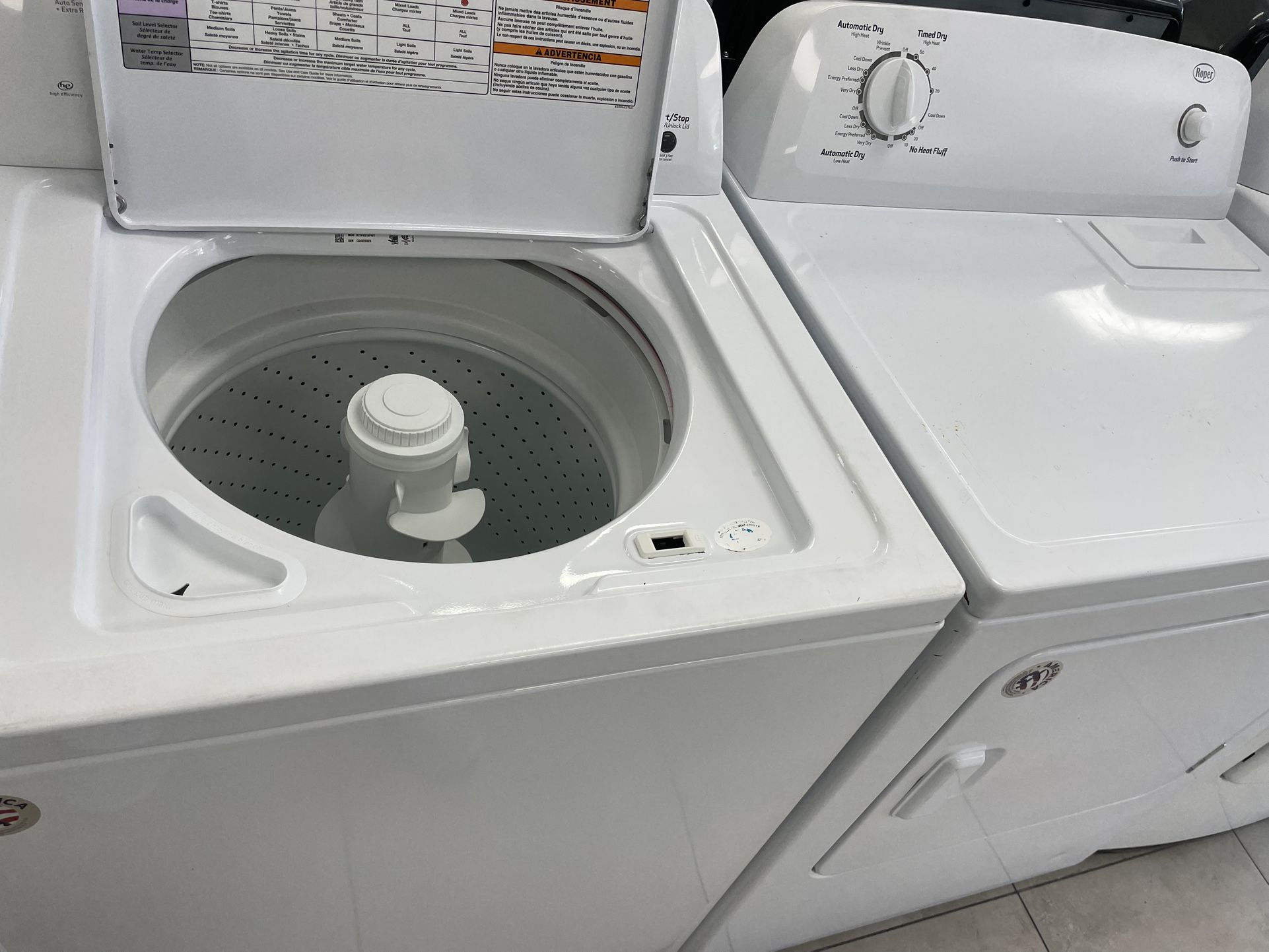 Washer & Dryer / lavadora-secadora Roper by Whirlpool 