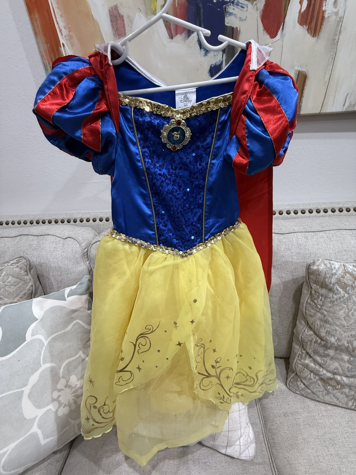 Disney Snow White Costume Dress – Size 5/6